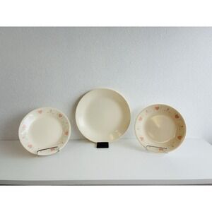 Corelle Corning Ware Forever Yours Pink Heart Dinnerware Set Plates